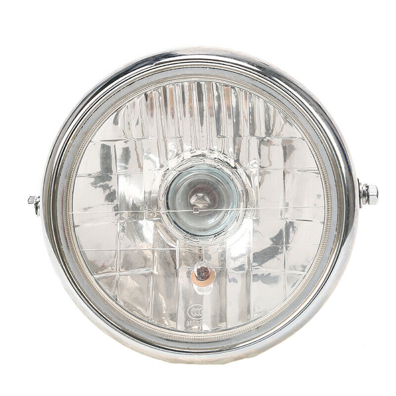 7" Motorcycle Headlight Head Lamp Amber Special for Suzuki EN 125  Black
