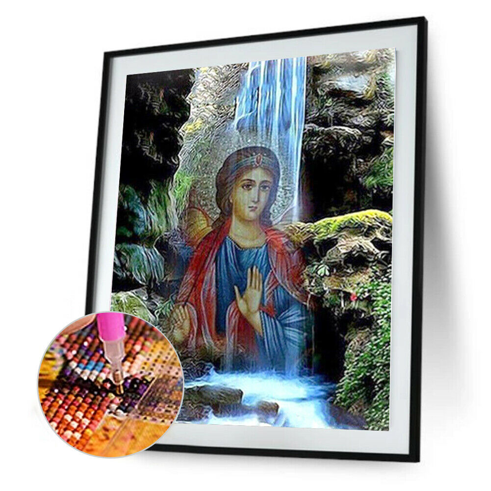 5D DIY Full Drill Diamond Painting Notre Dame Fall Embroidery Mosaic Craft @