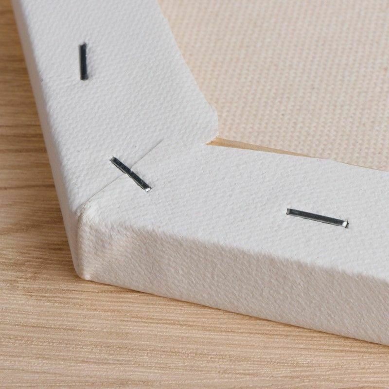 Blank Hexagon Artist Canvas Art Board Plain Painting Stretched Framed White 40cm