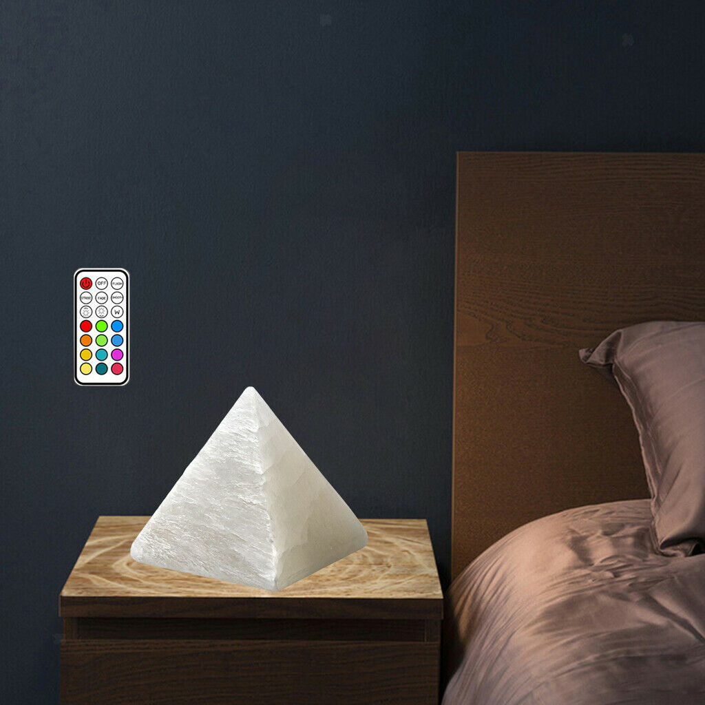 Pyramid Lamp Multicolor Charging Induction for Living Room Desktop Decor
