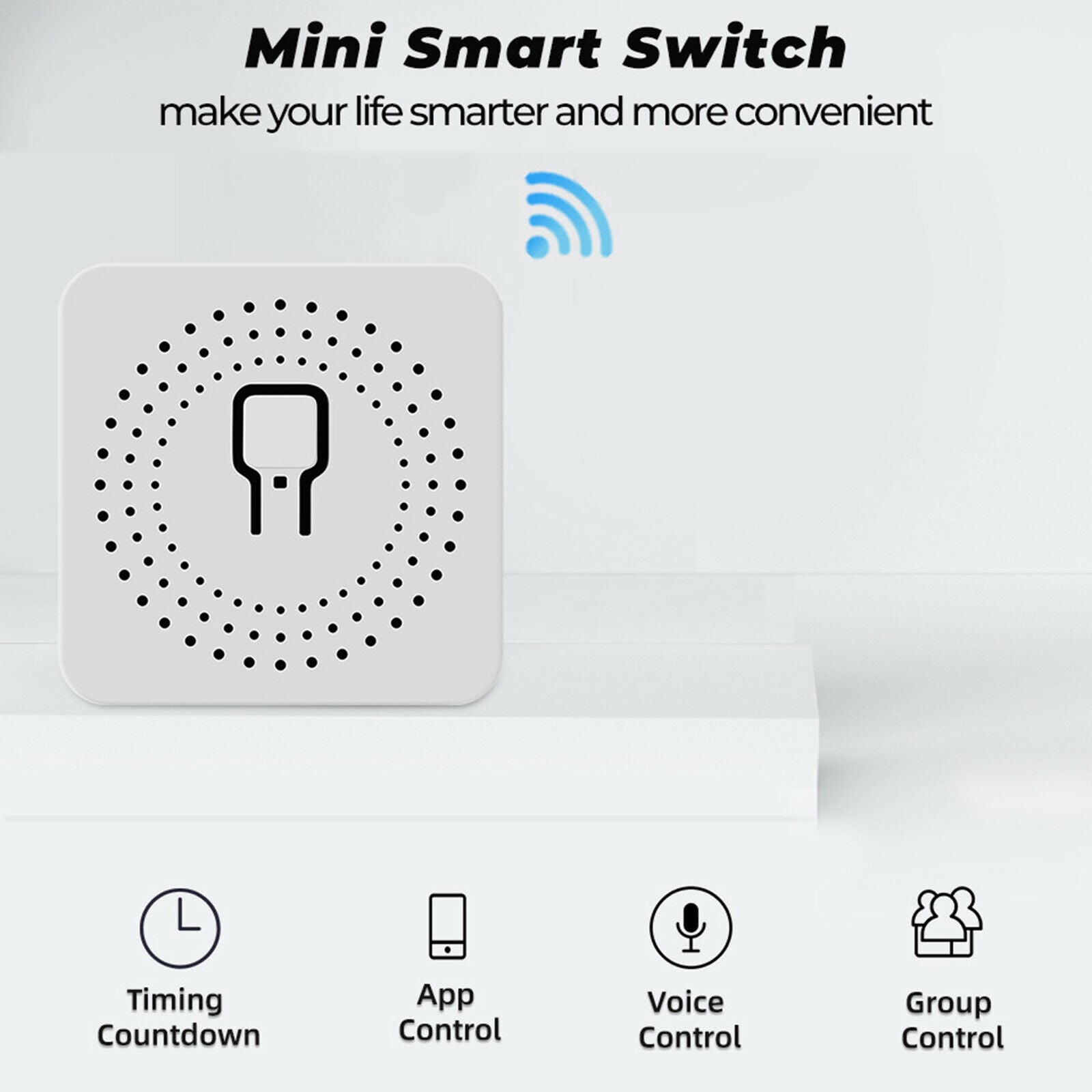 Smart Wifi DIY Switch Supports 2 Way Control Home Automation Module 10A