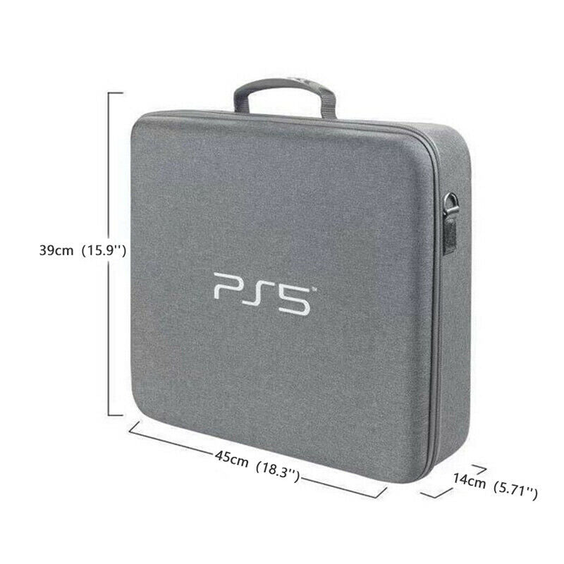 Travel Storage Handbag For PS5 Console Protective Luxury Bag Adjustable Hand DF