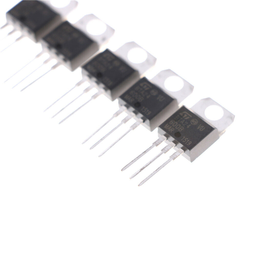 5Pcs BTA24-600B BTA24 TRIAC 600V 24A TO-220A.l8