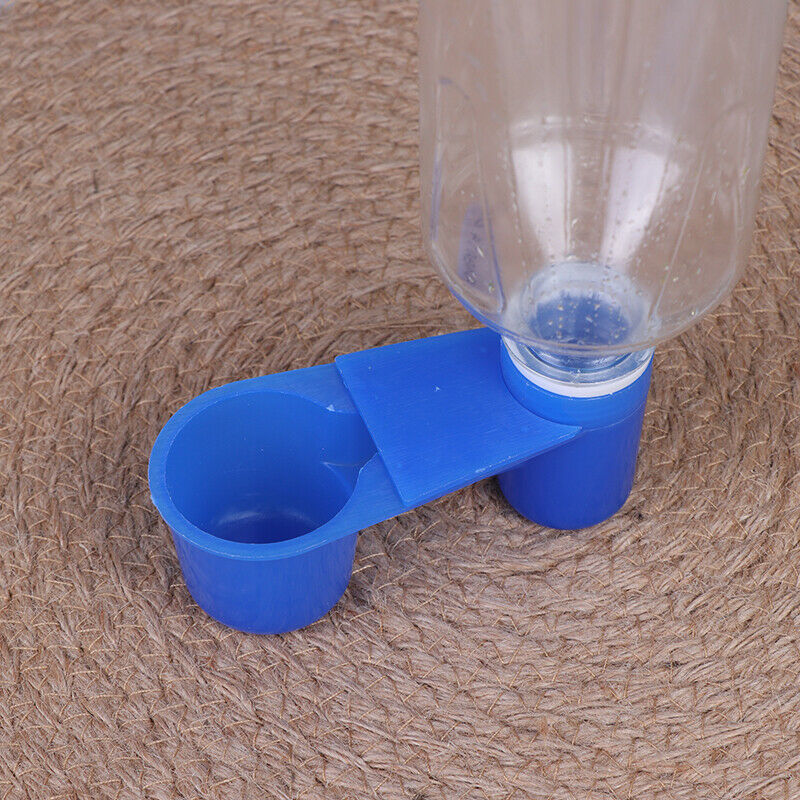 1PC Bird Drinker Double mouth drinker Drinking cup feeding trough Water b.l8