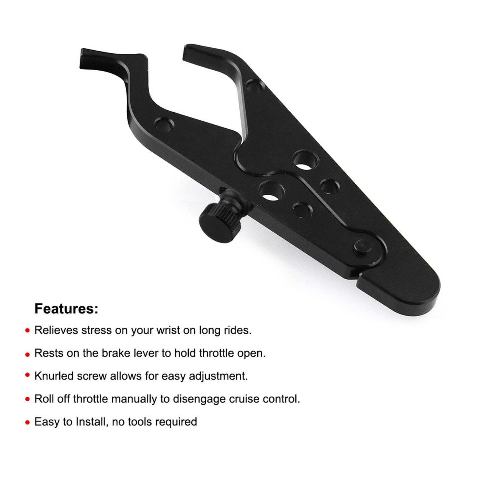 Universal Motorbike Cruise Control System Throttle Lock with Silicone Ring