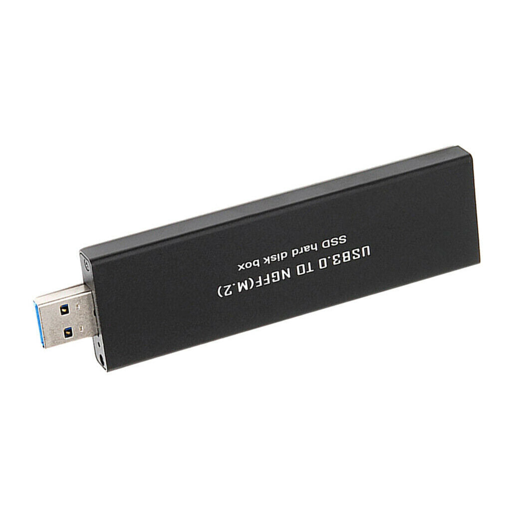 USB3.0 TO M.2 NGFF SSD External Enclosure Storage Case Adapter Aluminium Box