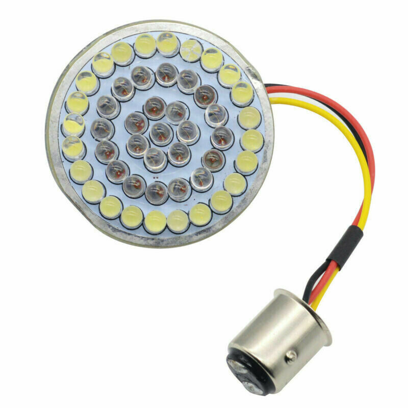 Motorcycle Front LED Turn Signal Indicator Lights Smoke Lens Covers Universal