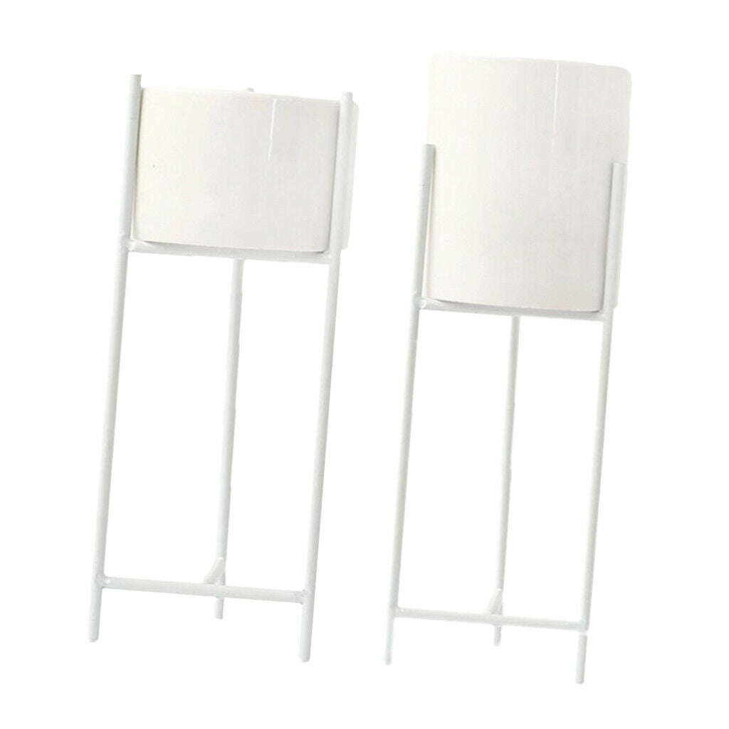 2x Scandinavian Ceramic Iron Art Vase Set with This Home Office Decoration