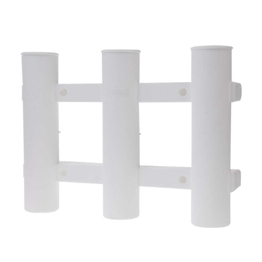 2pcs Plastic 3 Rod Rack Vertical Holder Boat/Fishing/Marine Fishing Tackle