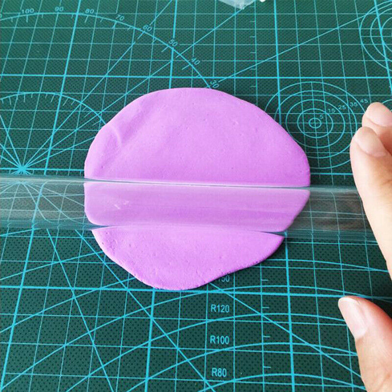Acrylic Clay Crafts Acrylic Roller Hollow Rolling Clay Bar Roll Stick To.l8