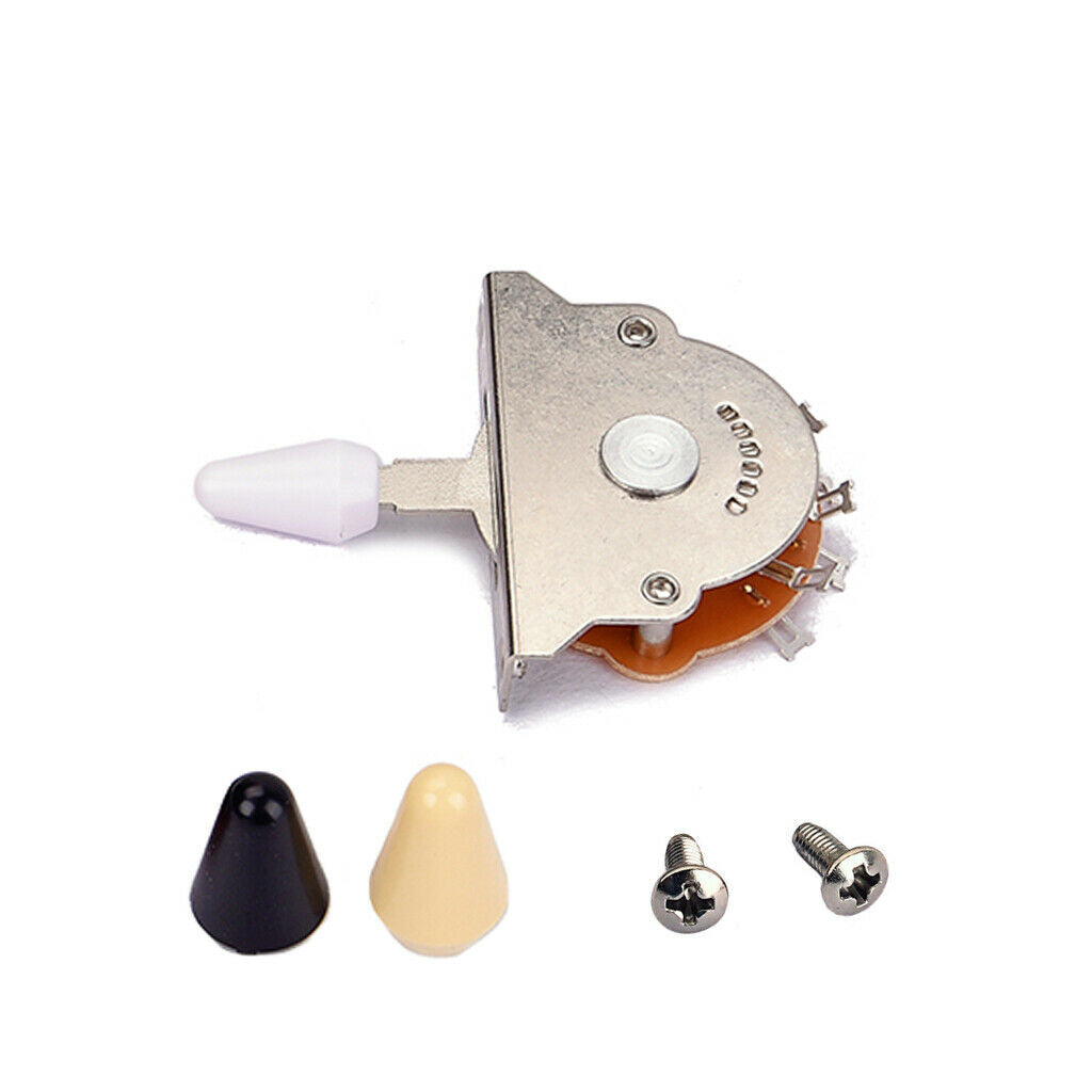 Durable Copper Guitar 5 Way Pickup Selector Switch Toggle w/ 3pcs Tips