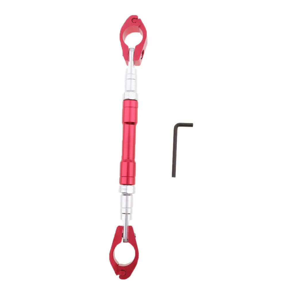 22mm Universal Adjustable Motorcycle Handlebar Cross Bar Balance Beam Red