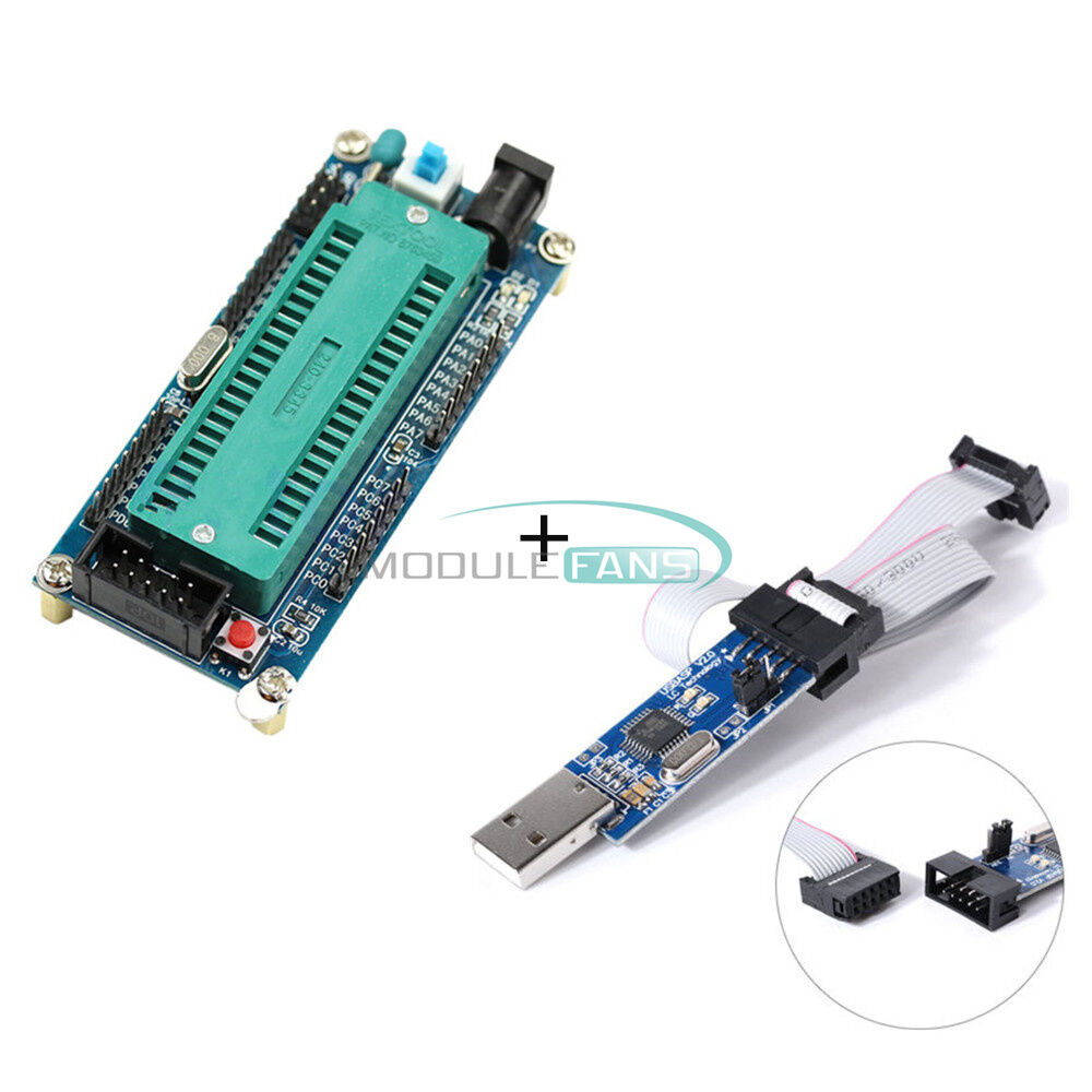 Programmer AVR Minimum System Board ATMEGA16 ATmega32 + USB ISP USBasp For ATMEL
