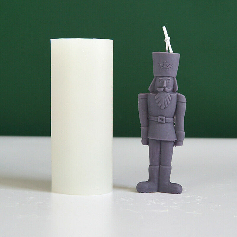 1Pcs King Candle Mold Aromatherapy Candle Making DIY Human-shaped Silicone M DF