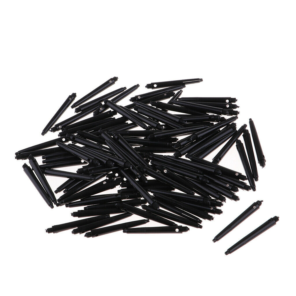 100pcs 2BA Soft Tip Points For Soft Tip Darts Electronic Darts - Black