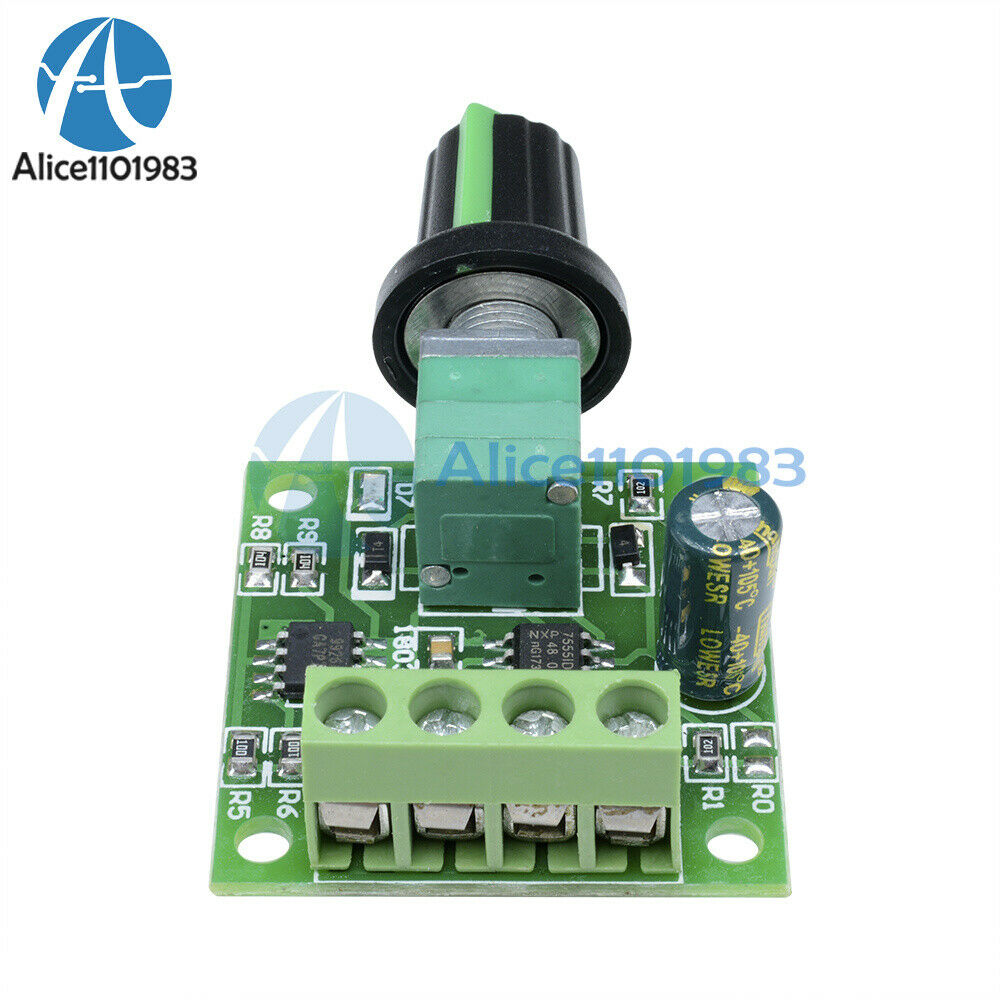 5PCS 2A Motor Speed Switch Controller PWM 1803BK+self-recovery Fuse DC 1.8V-15V