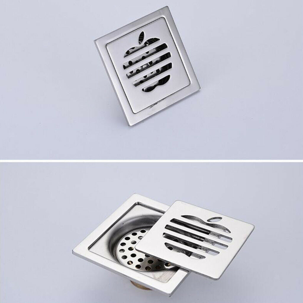 1pc Square Shower Bathroom Kitchen Floor Water Drain Waste Trap Plumbing #11