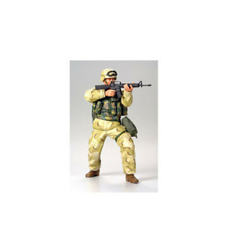 36308 Tamiya Modern Us Desert Infantryman 1/16th Plastic Kit Military