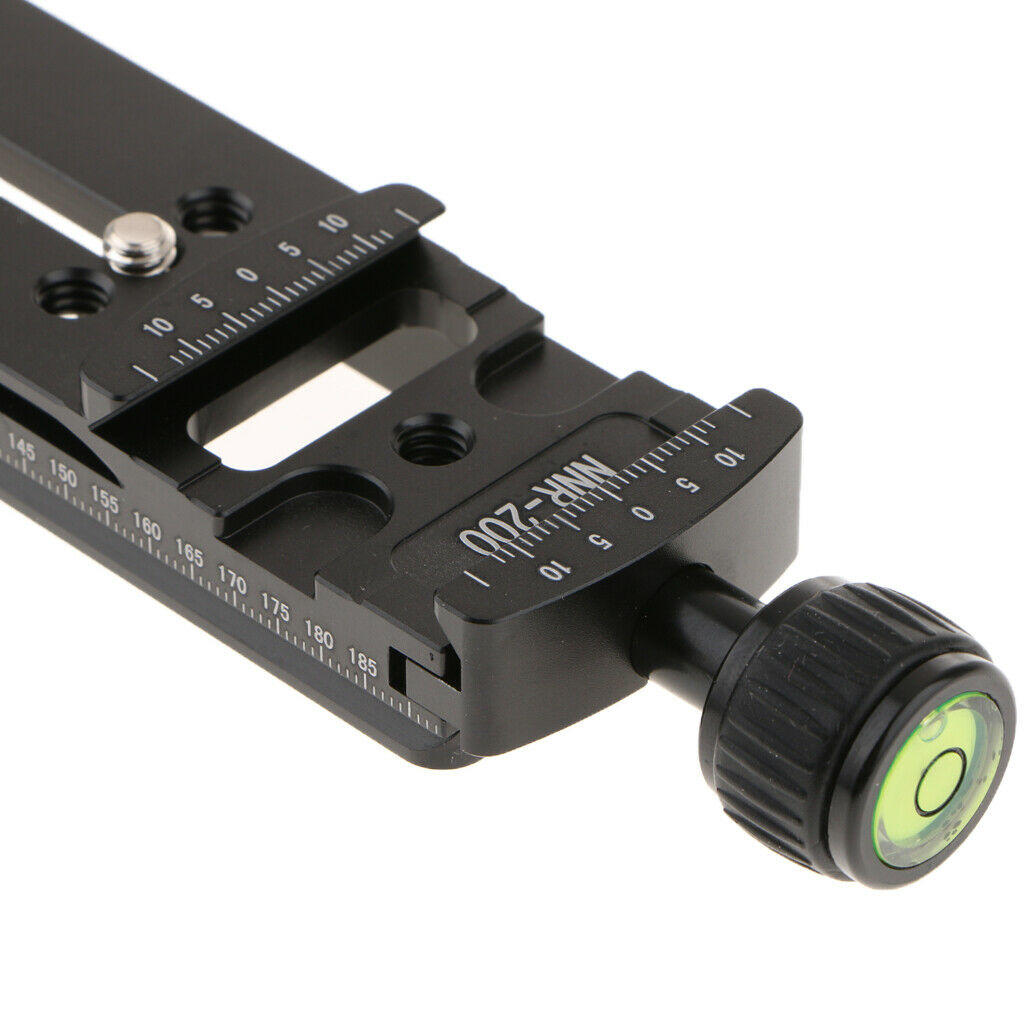 1 piece rail nodal slide plate quick release adapter 200mm for macro