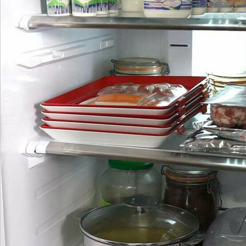 Fresh Food Preservation tray Organizer Pallet Refrigerator Food Kitchen GadgBDA