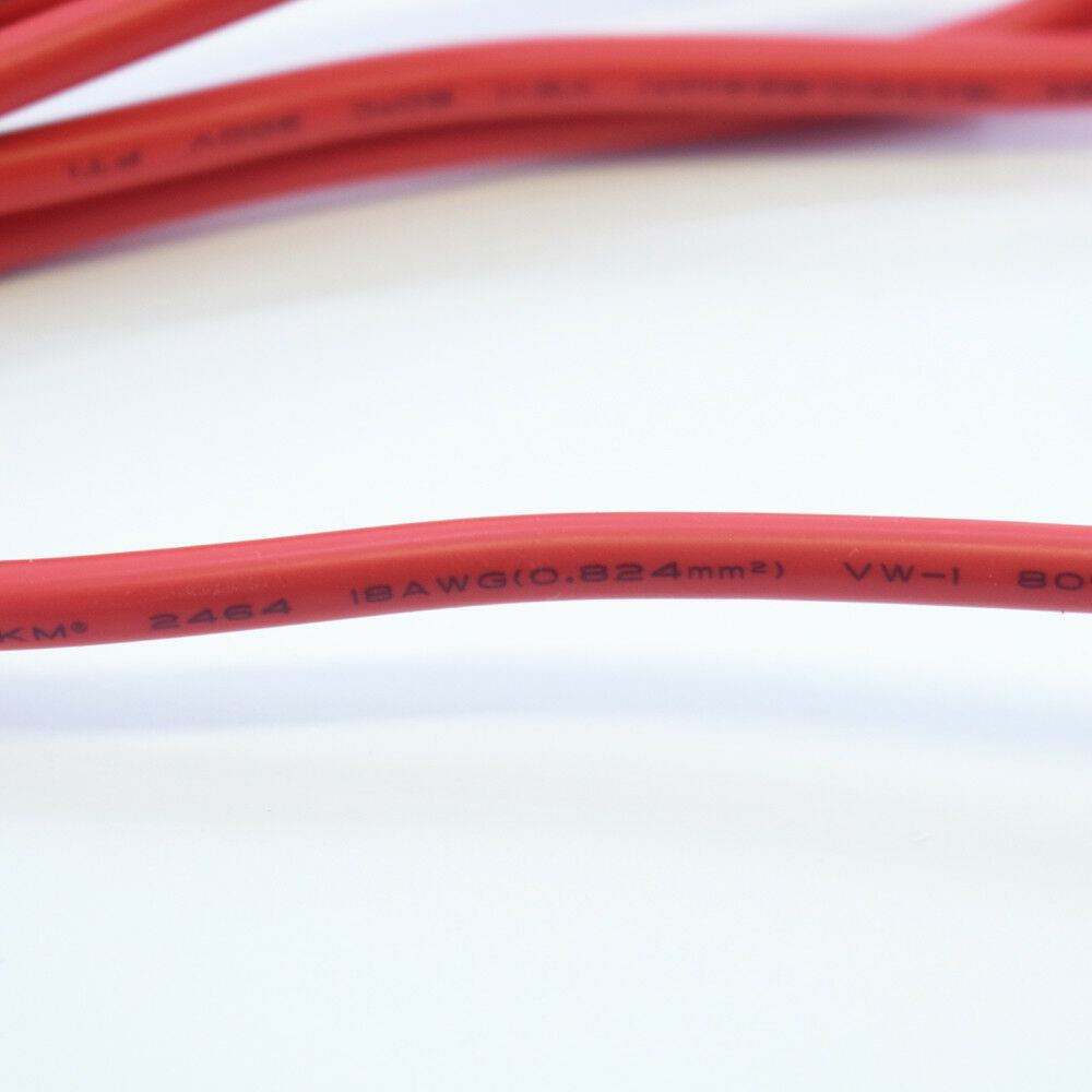 1pc 3.6M 18AWG 12V Car Cigarette Lighter Male to Female Extension Cable Red