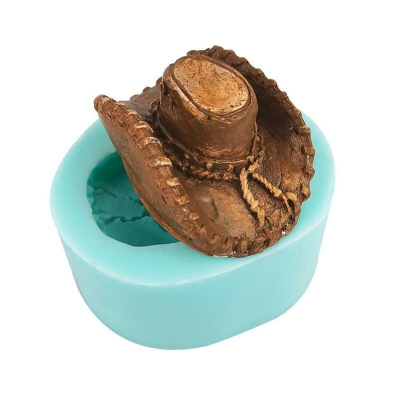 Cowboy Hat Silicone Mold Fondant Chocolate Candy Jelly Mold Cake Decorating Tray