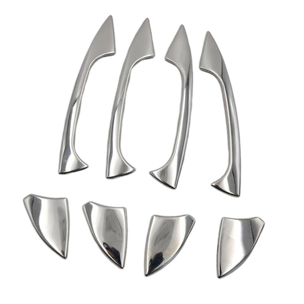 Pack of 8 Chrome Door Handle Covers Trim For Benz B/C/E/GLK/ML/CLA W204 X204