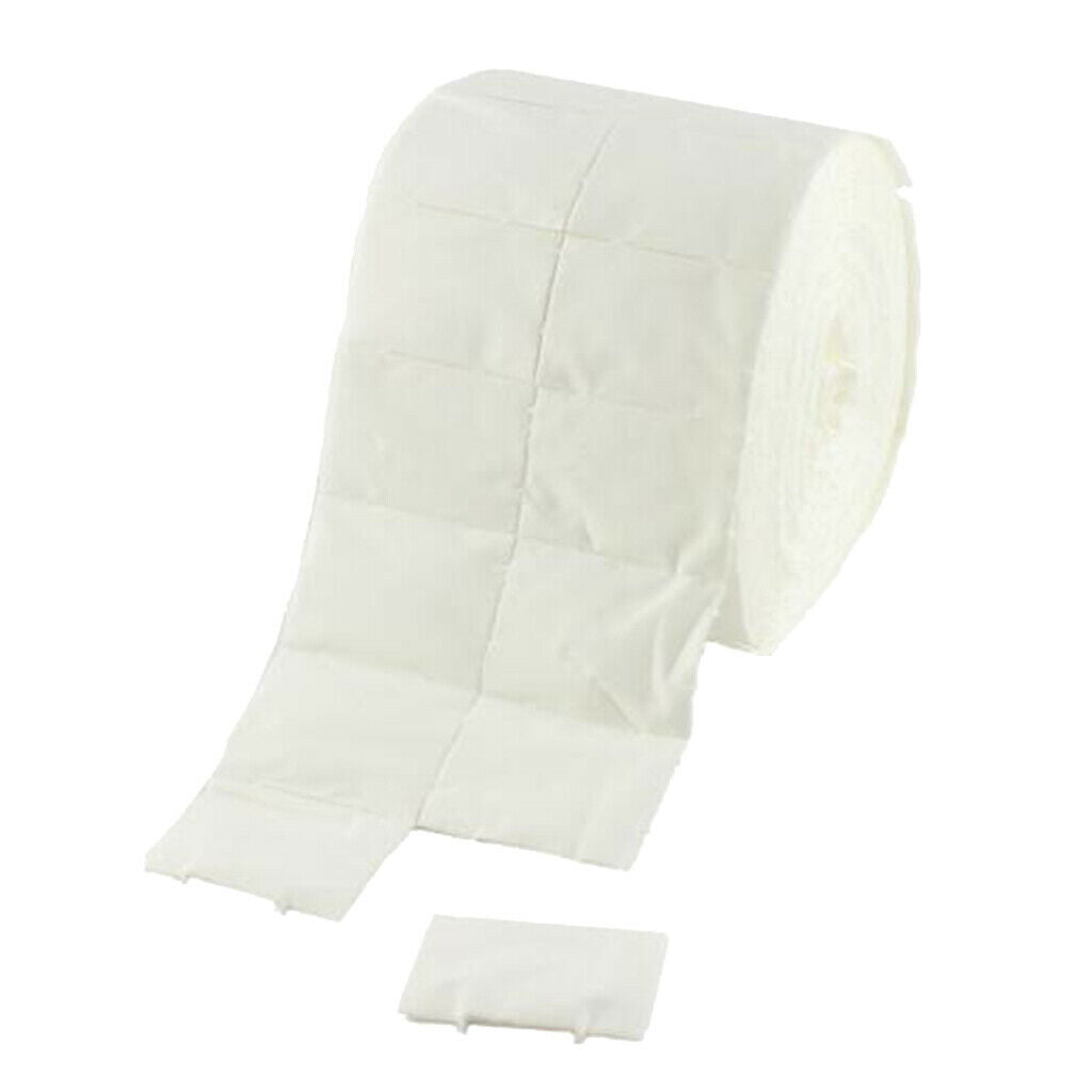 500 /Roll Nail Polish Remover Wraps Pads Nail Art Cleaner Removing Wipers