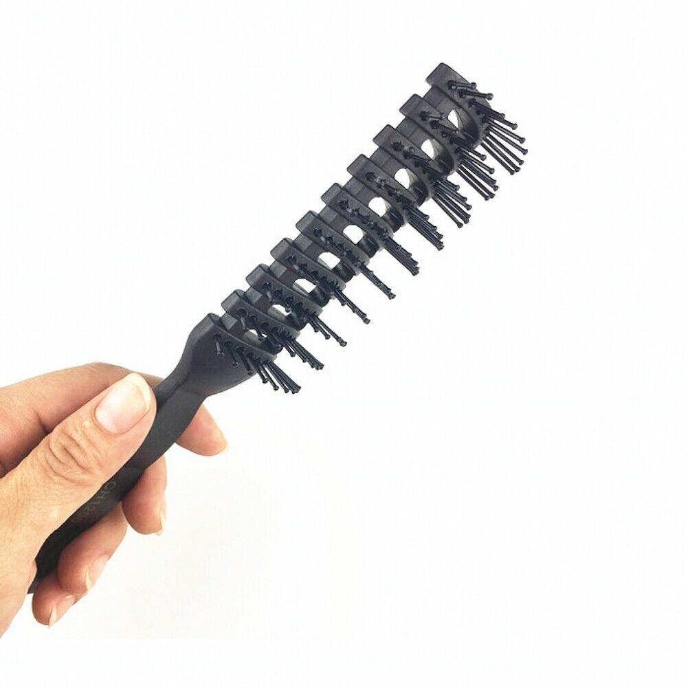 1Pcs Men Spare Ribs Comb Hair Brush Big Bend Comb Wet Plastic Styling Hair Combs