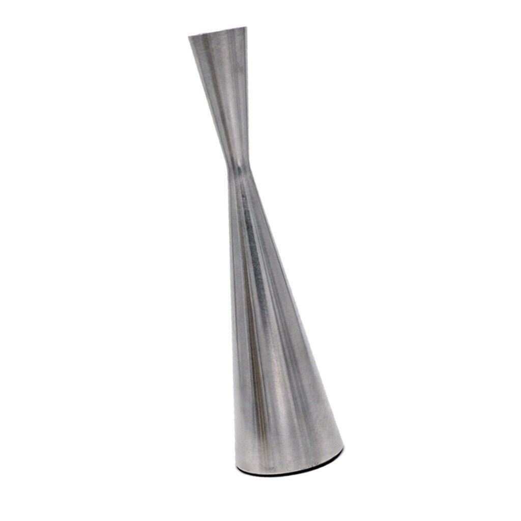 Pillar Dinner Candle Holder Candleholder Stand for Wedding Decor Silver_M