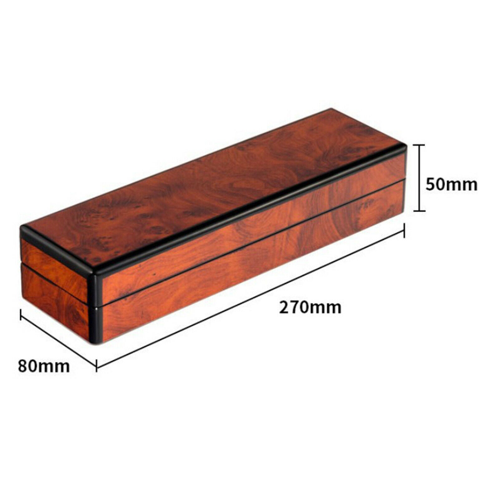 Luxury Wood Pen Pencil Case Holder Stationery StorageBox Organizer Container
