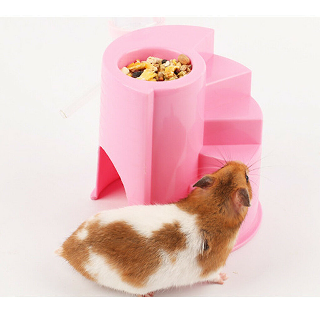 Hamster House Small Animal Living Castle With Eating Sleeping Random