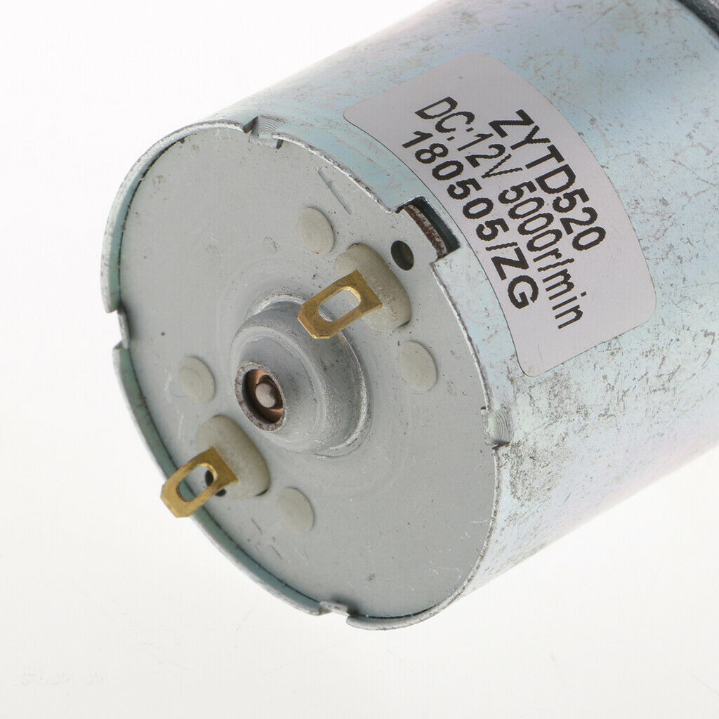 10W 300RPM Micro Brush DC Motor 12V CW/CCW Brushed Geared Motor