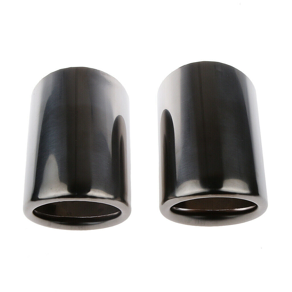 2 x exhaust trim stainless steel trim black for Audi A4 / A4L / Q5 / Q3 / A3