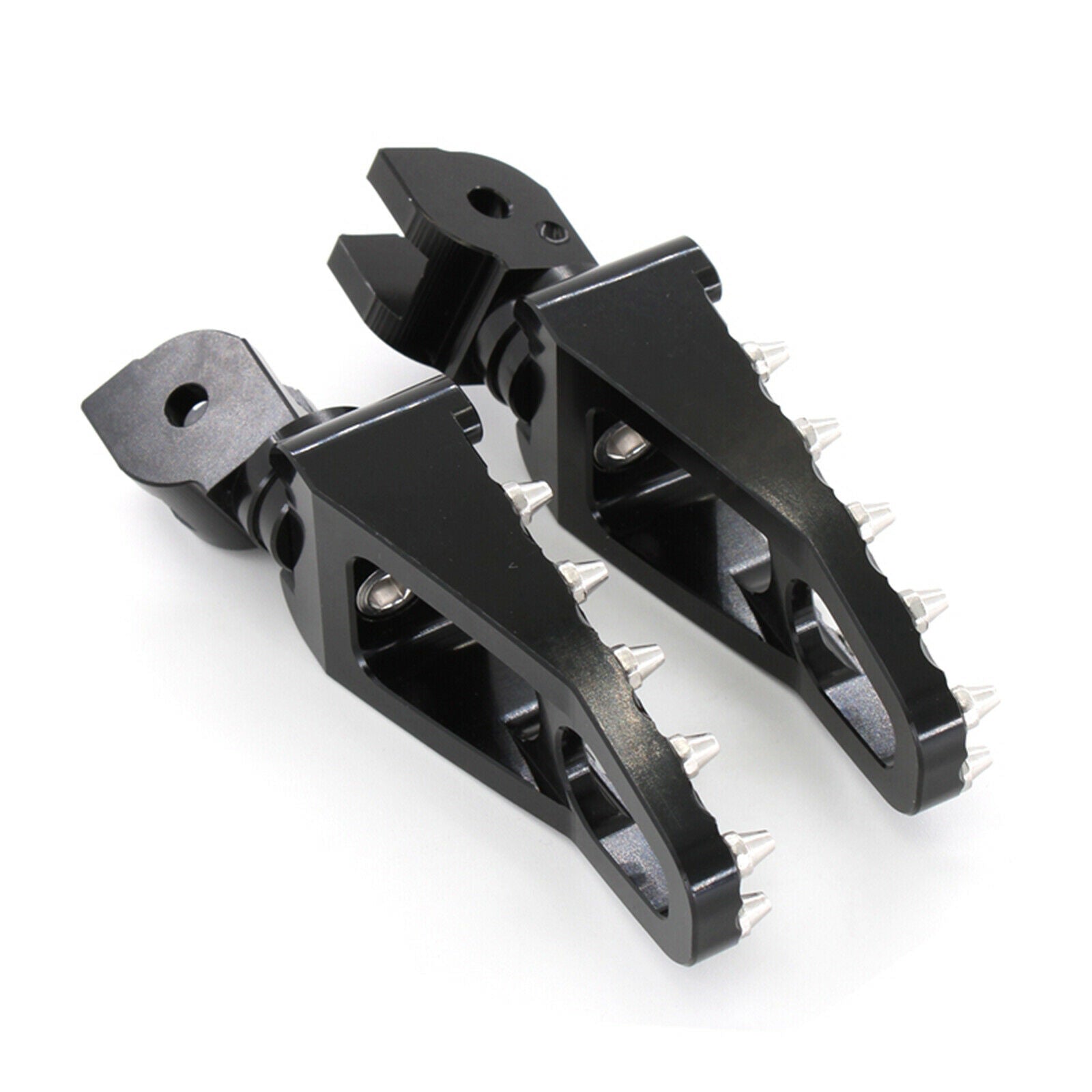 1 Pair Foot Pegs Footrest Foot Pedals Fits for Ducati 800 1100 Rear Black