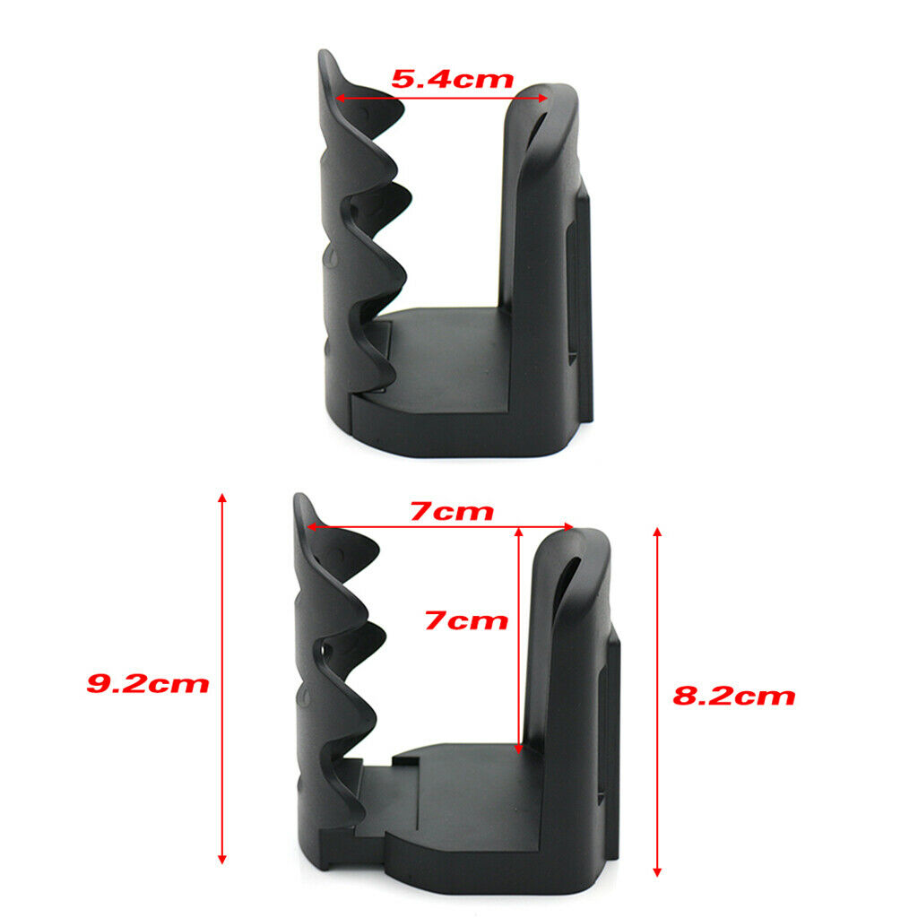 Black ABS Adjustable Drink Cup Holder Release Stand Universal ATV Accessory
