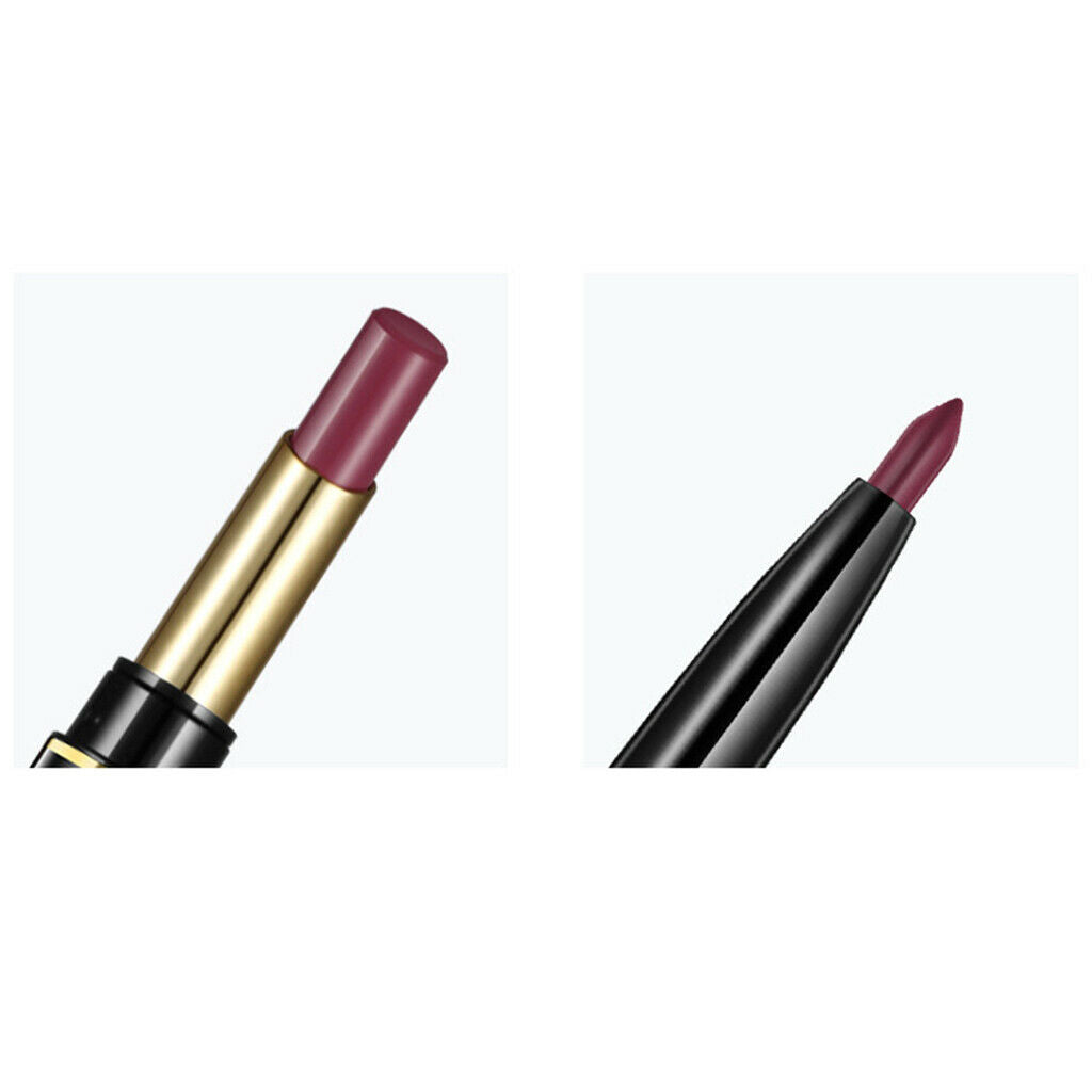 Double Head Long Lasting Waterproof Lipstick Pen Matte Lip Liner Make Up 14