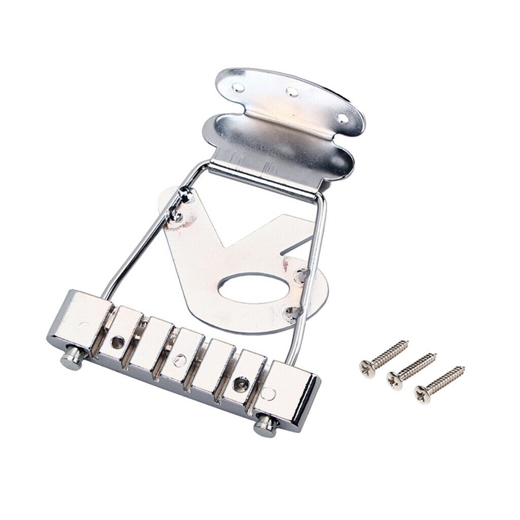 6-String Guitar R Trapeze Tailpiece for Archtop Jazz Guitar Bass Guitar Bridge