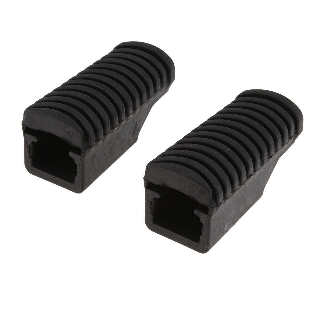 Motorcycle Rear Foot Pegs Footpegs Footrest Rubber Pad Cover for BMW F800GS