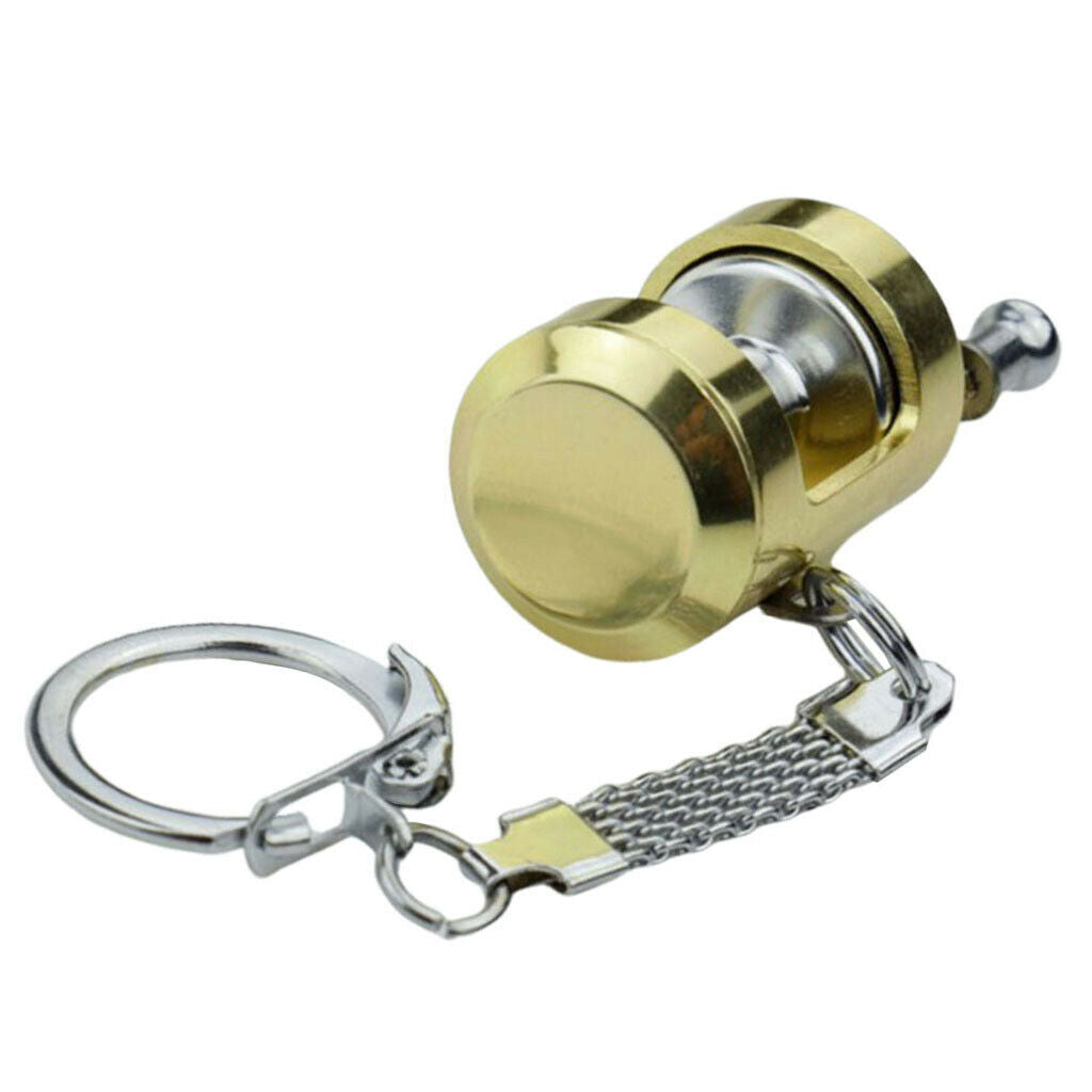Mini Alloy Trolling Reel Key Chain Key Holder Diameter 0.8'' Line Keychain