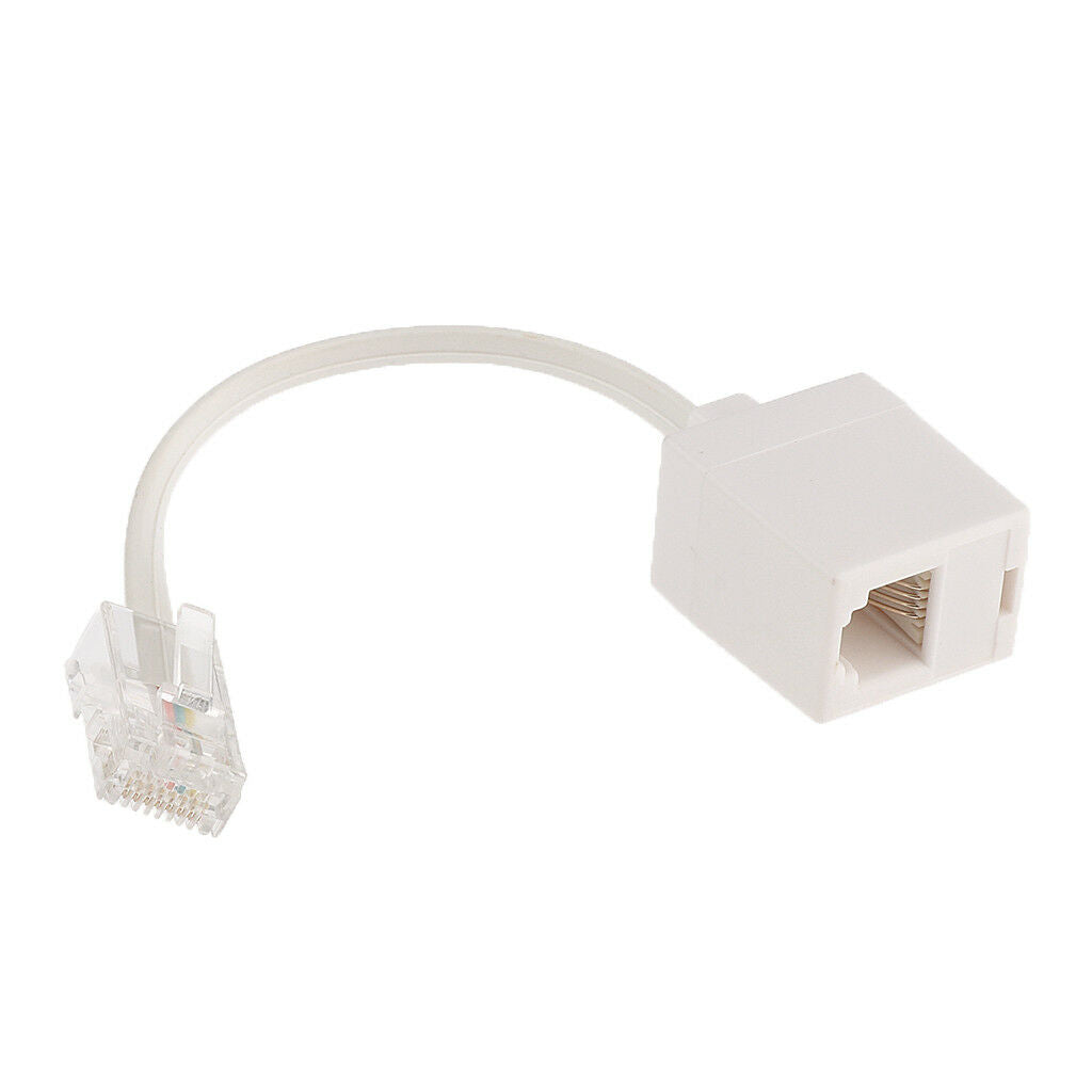 To RJ11 Telephone Line Cord Landline Extension Cable for Home Office