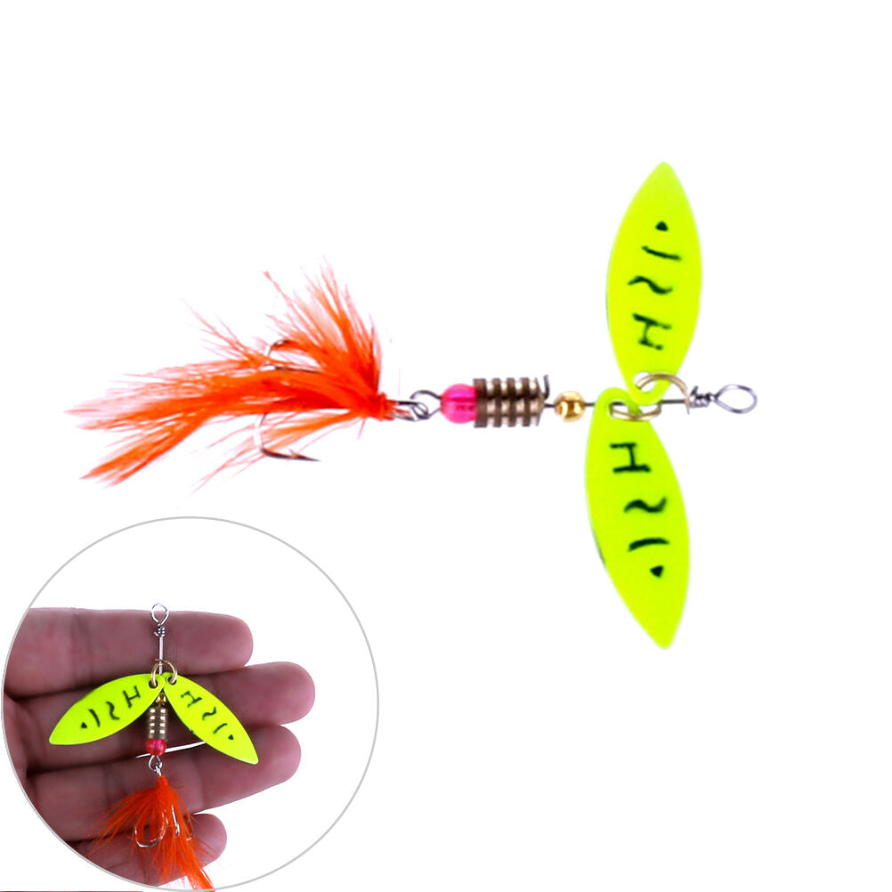 Spinner FishingLure MetalSpoon Lures hard bait fishing tackle Atificial 4.l8