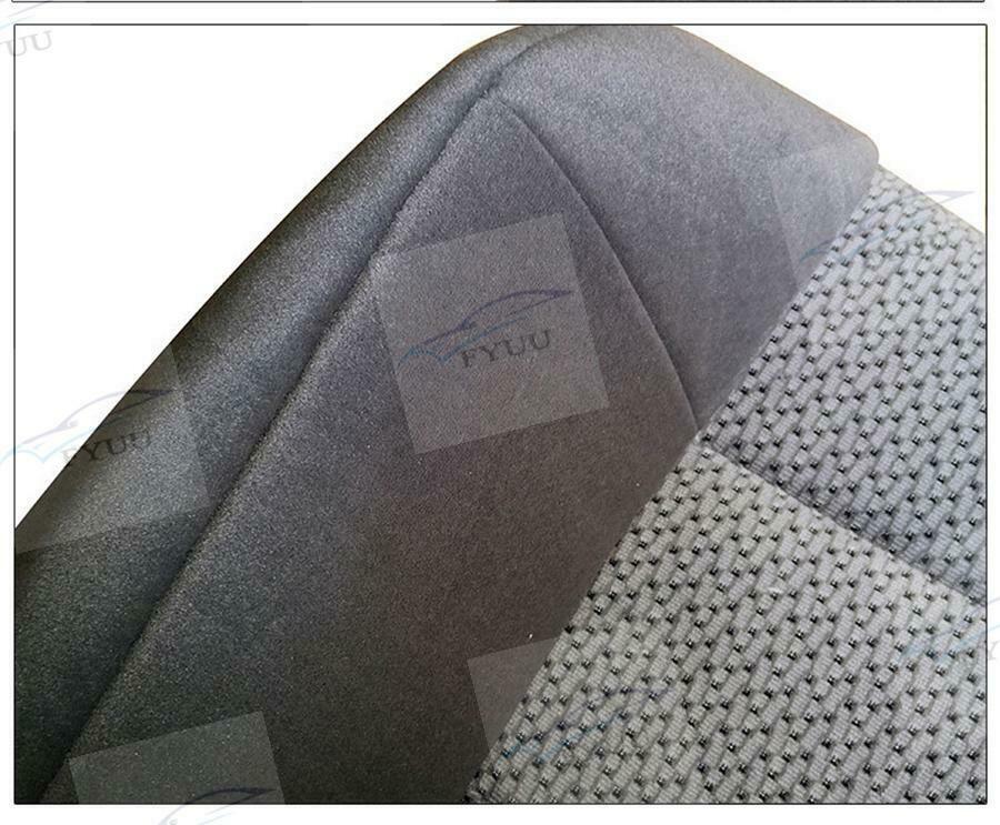 For Ford F150 2001-03 Driver Side Bottom Replacement Cloth Seat Cover Steel Gray