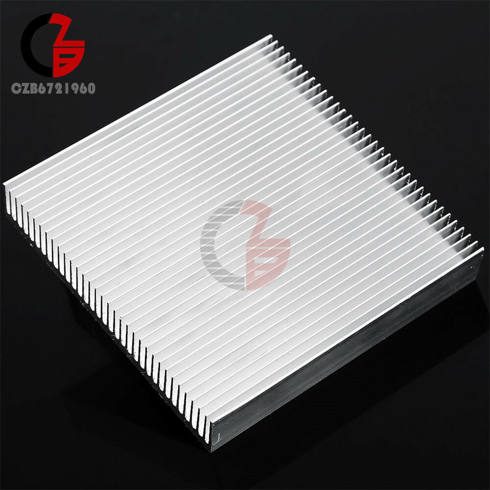 Aluminum Heat Sink Cooling For LED Power IC Transistor DC Converter 90x90x15mm