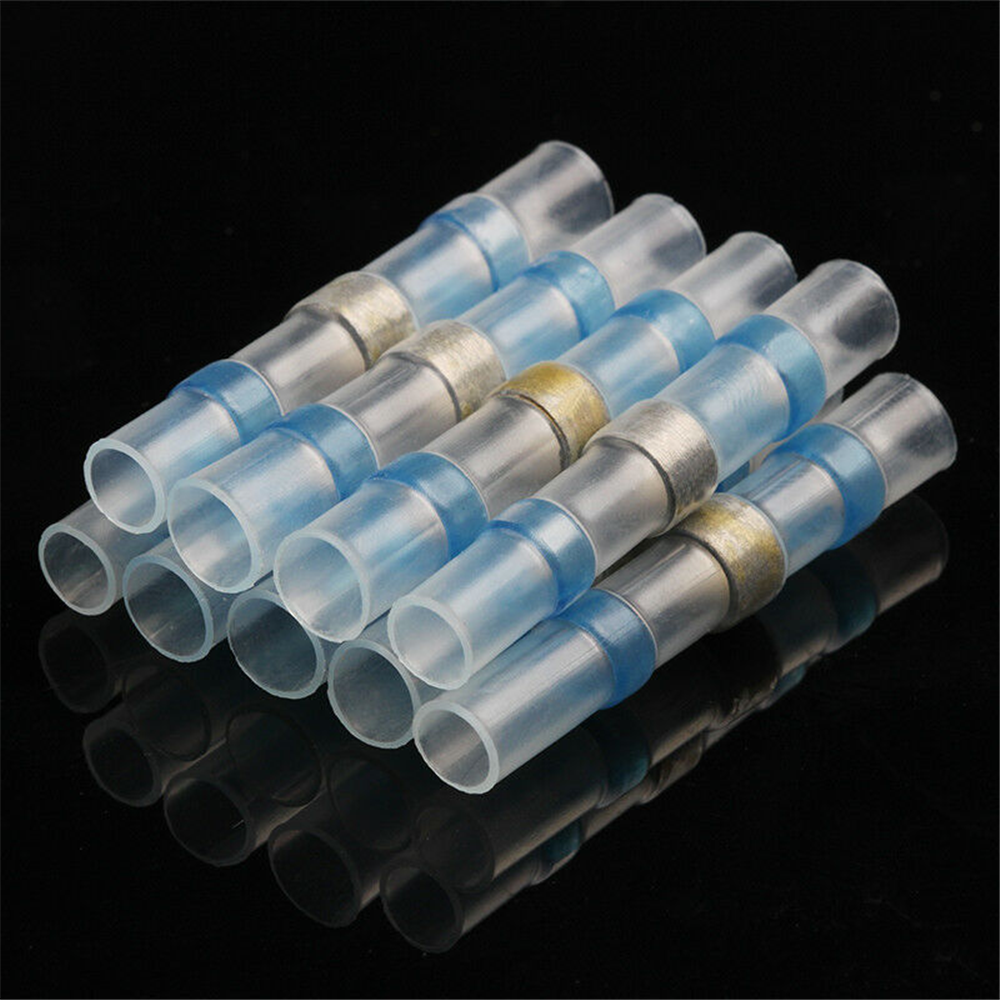 50PCS Heat Shrink Waterproof Blue Solder Seal 14-16 AWG Connectors Terminal