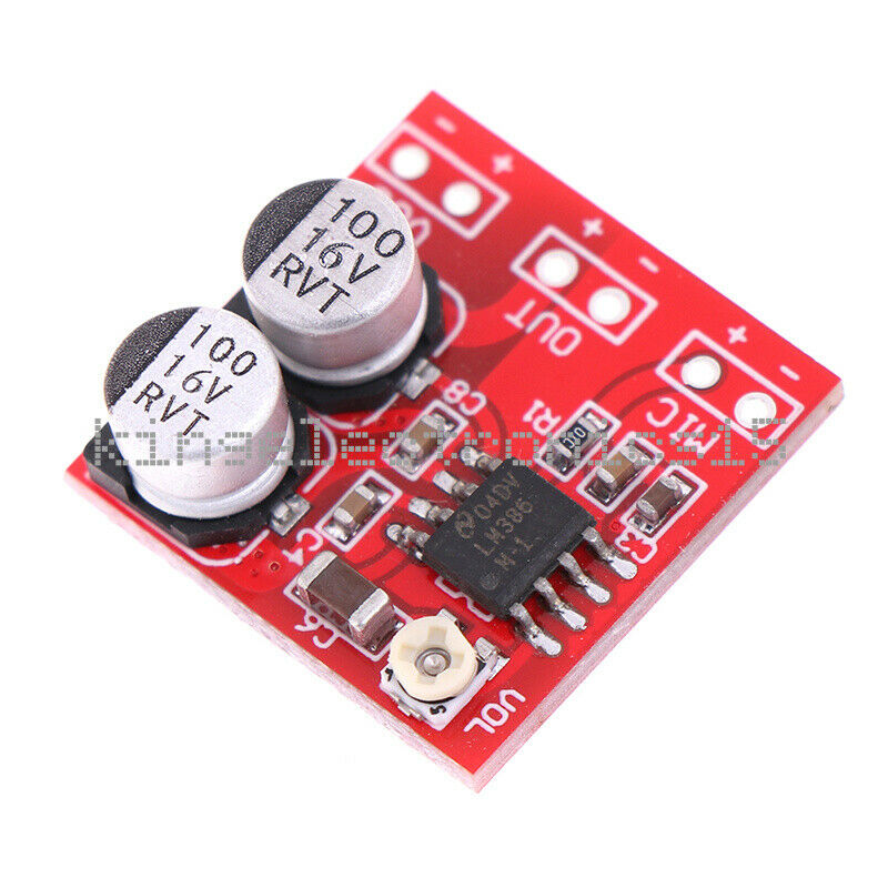 LM386 electret microphone amplifier board / microphone amplifier DC4-12V