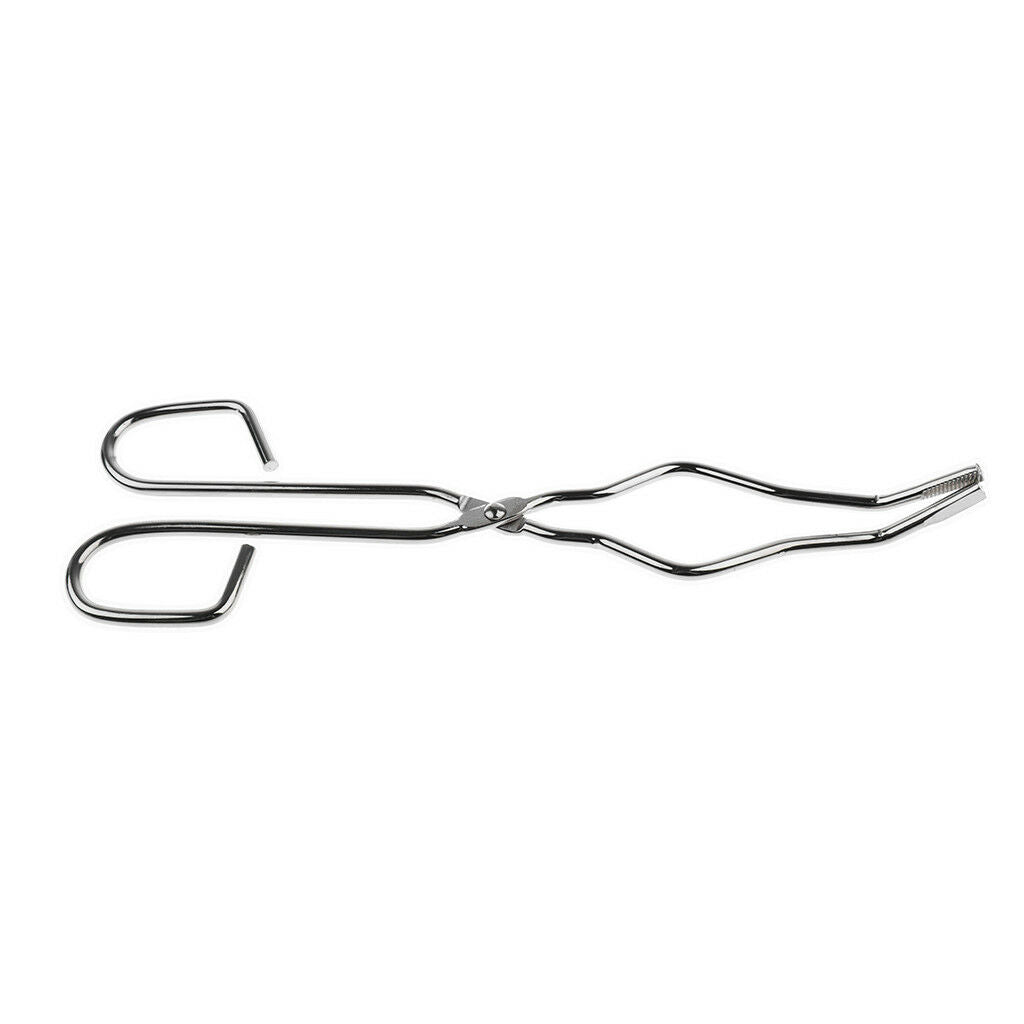 Iron Crucible Tongs Chemistry Lab Heating & Melting Labware Educational Toys