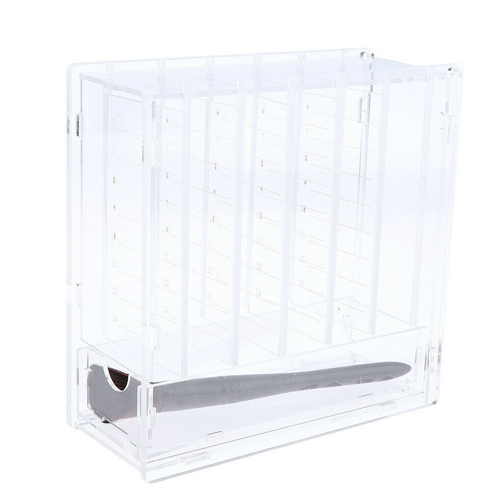 6 Layered False Eyelash Storage Case Eyelash Grafting Organizer Glue Pallet