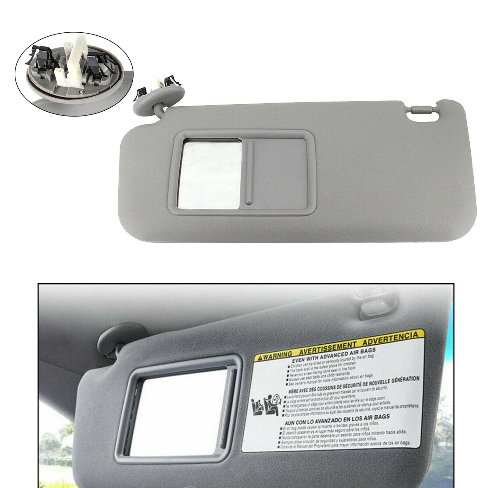 Left Side Sun Visor 74320‑42501‑B2 Assembly for RAV4 06-09 Spare Parts