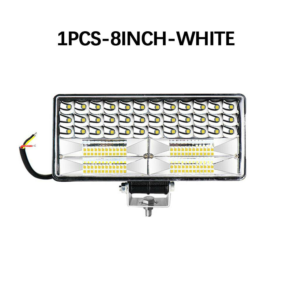 8" 252W LED Work Light Bar Car Flood Spot Off Road Fog Lamp 4WD ATV SUV Truck